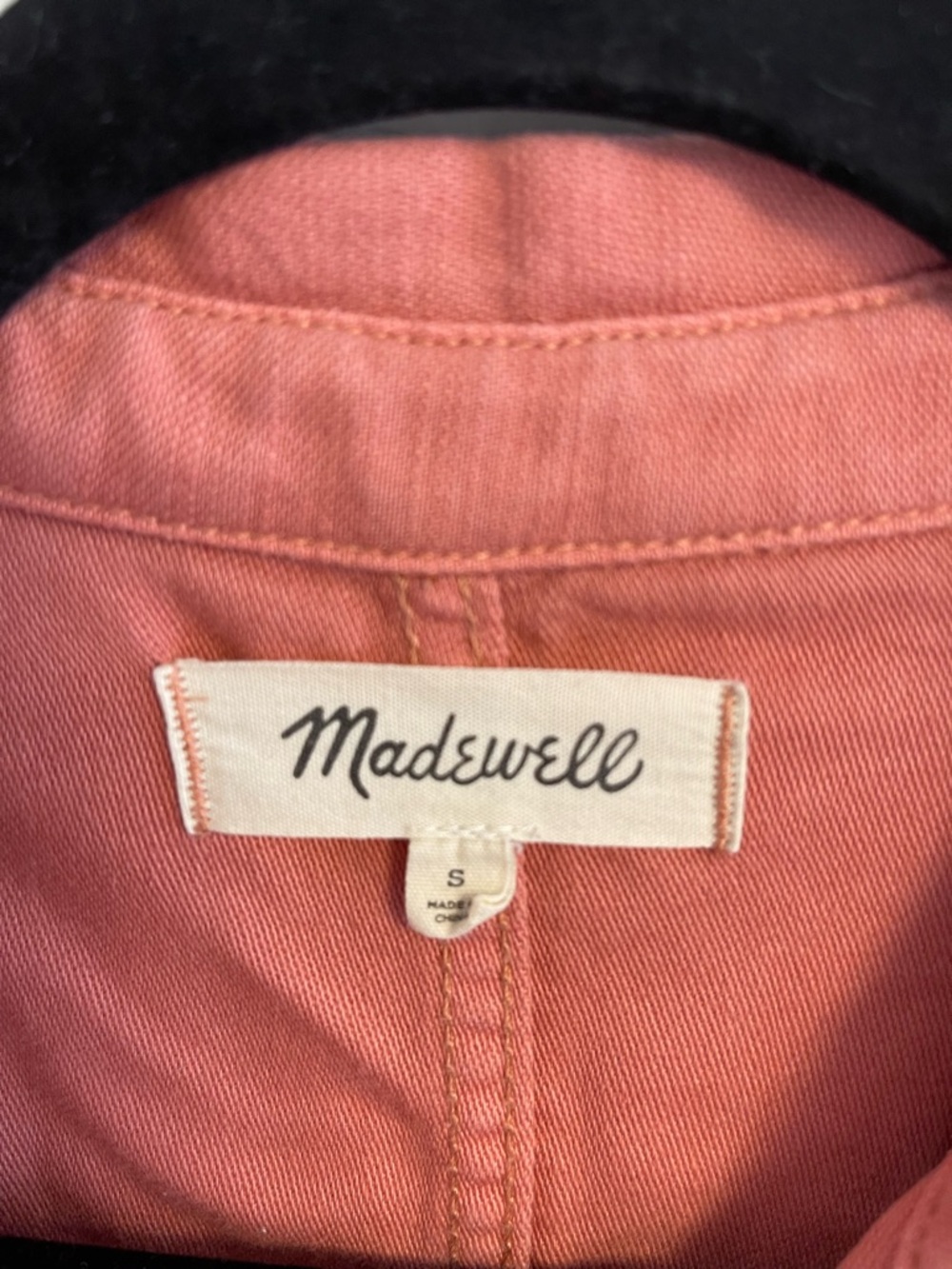 Madewell Coral Pink Utility Jumpsuit - Picture 4 of 4